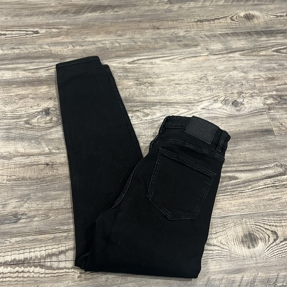 NWT Zara Women’s Black Vintage Skinny Jean High Rise Ankle Length Size 8 - Picture 12 of 12